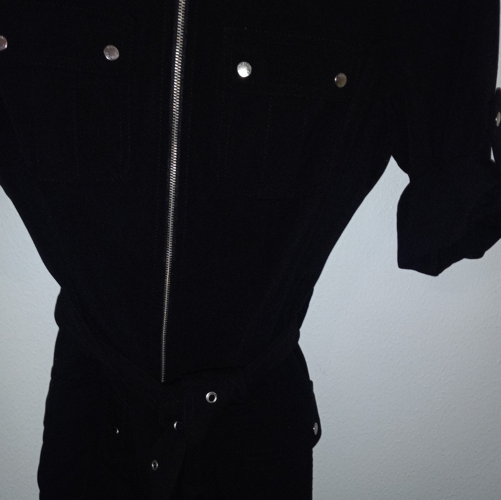 Michael Kors Black Zipper Dress